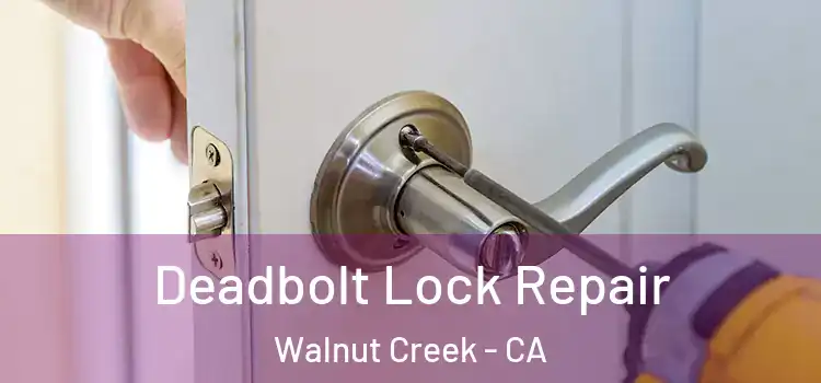 Deadbolt Lock Repair Walnut Creek - CA