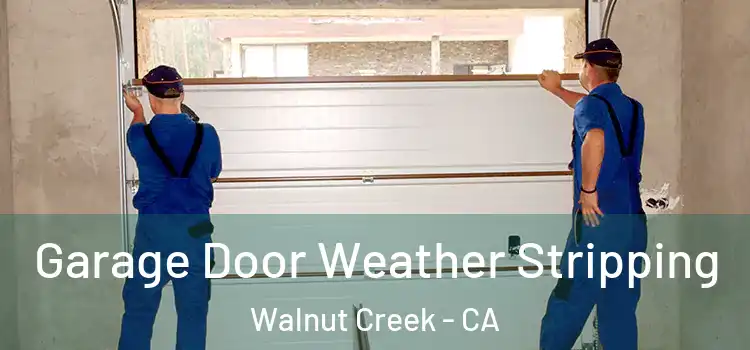  Garage Door Weather Stripping Walnut Creek - CA